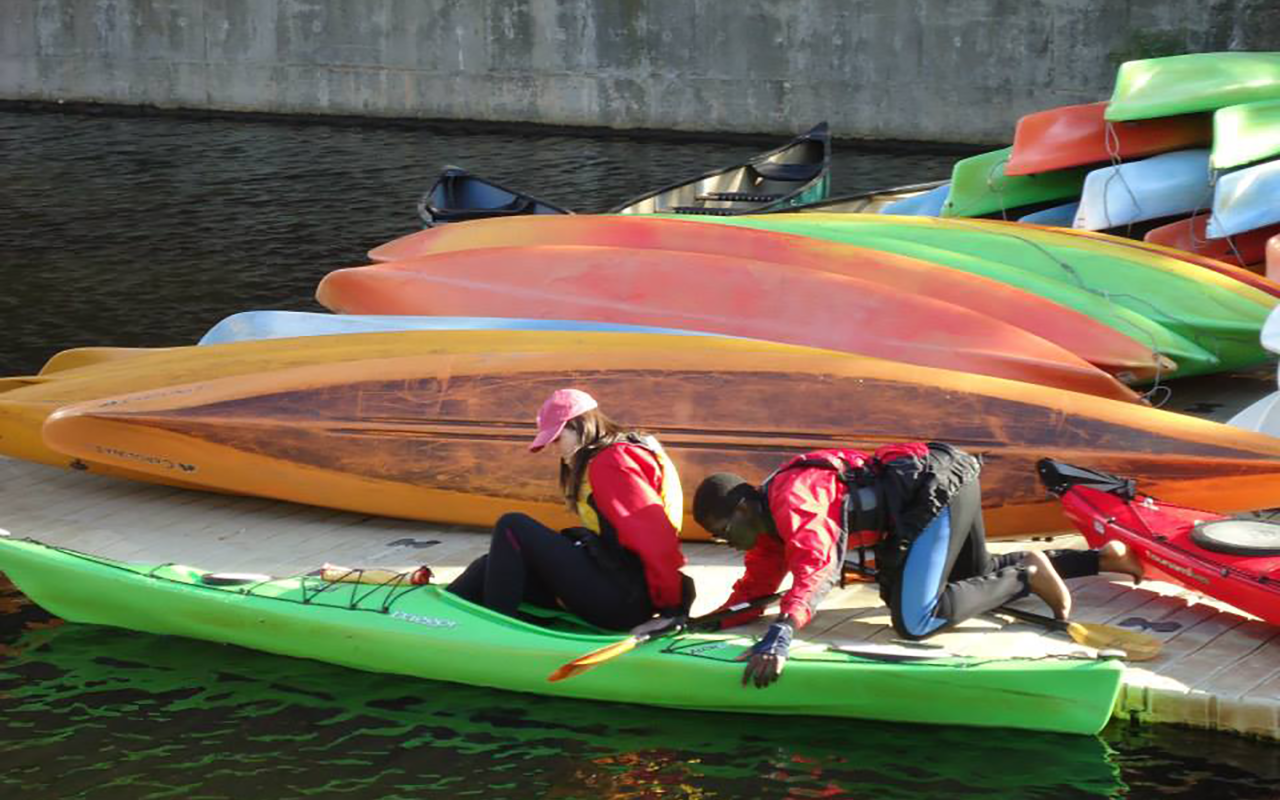 MIT kayaking